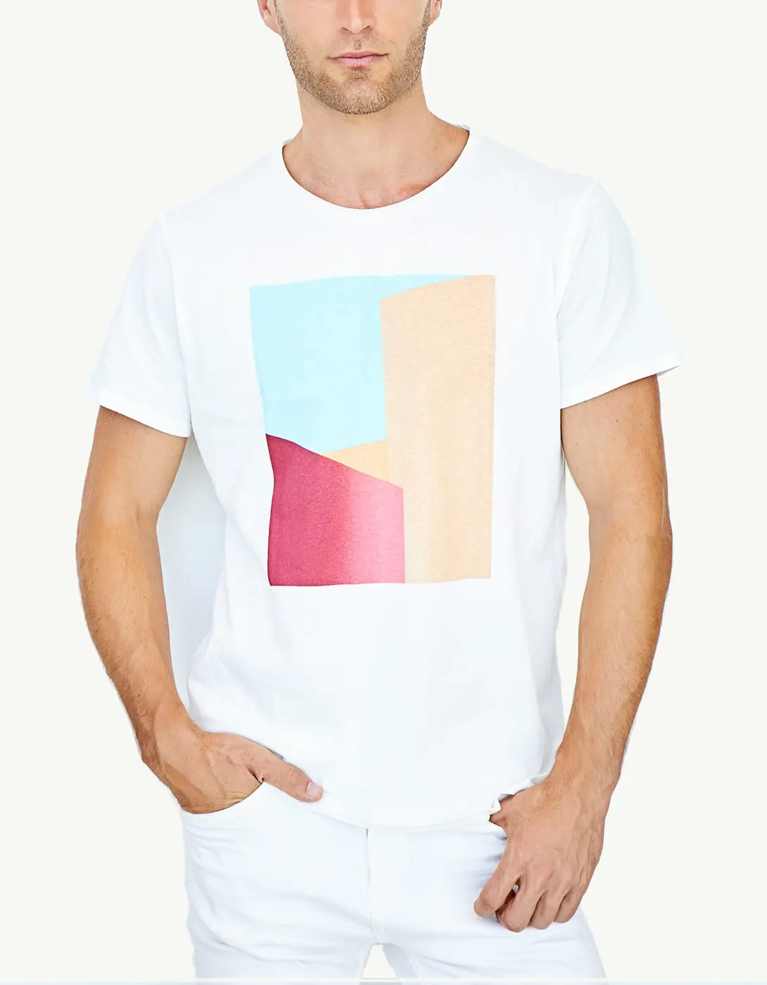 Geometric Abstract 8 Geometric Abstract T Shirt Collection Stradivarius Men SS22 Itsasne.com 2